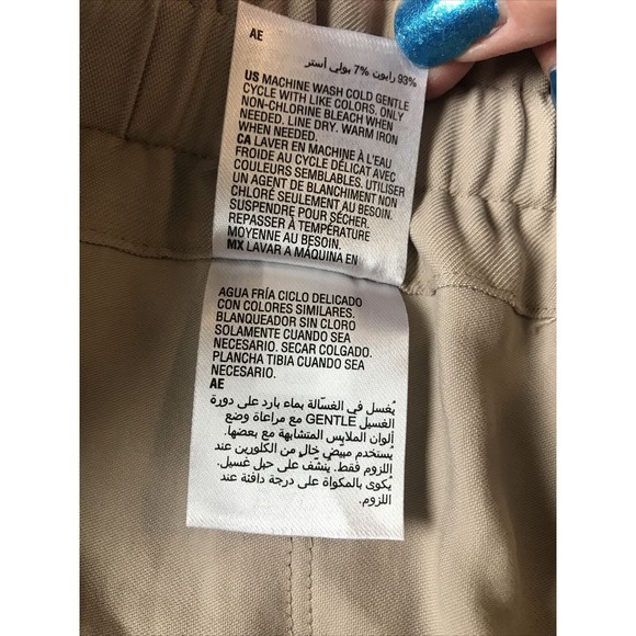 INC International Concepts Womens Tan Shorts Stretchy Waist Zipper Summer Shorts - Picture 5 of 8